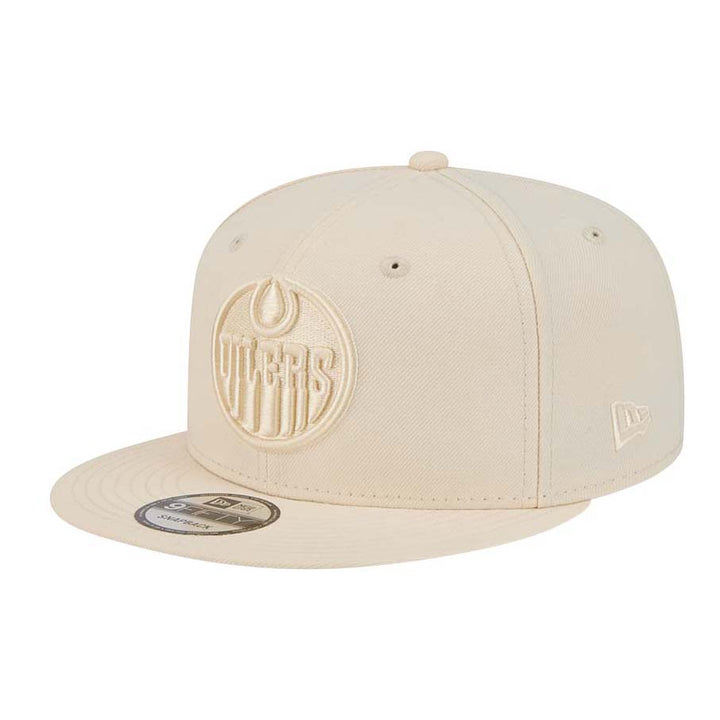 Edmonton Oilers New Era Color Pack Cream 9FIFTY Snapback Hat