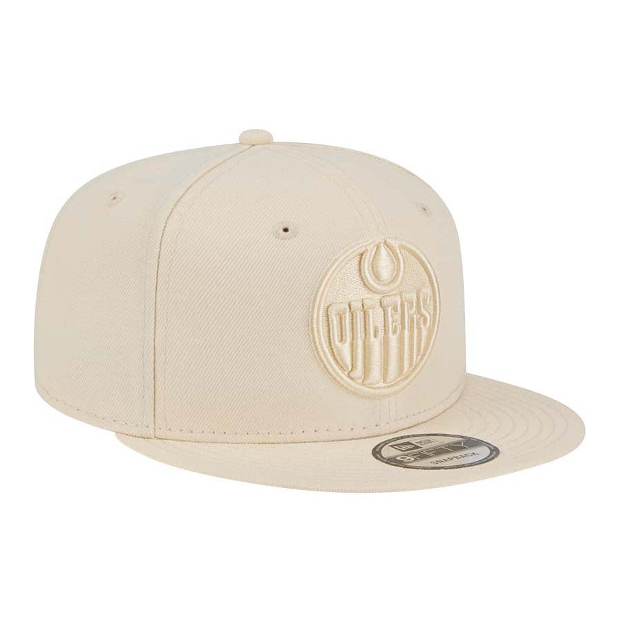 Edmonton Oilers New Era Color Pack Cream 9FIFTY Snapback Hat