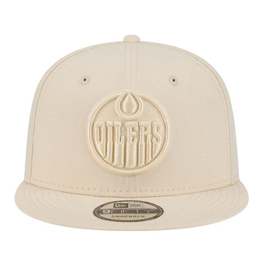 Edmonton Oilers New Era Color Pack Cream 9FIFTY Snapback Hat