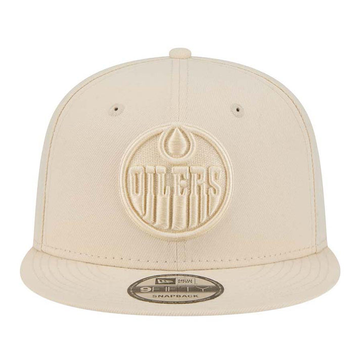 Edmonton Oilers New Era Color Pack Cream 9FIFTY Snapback Hat