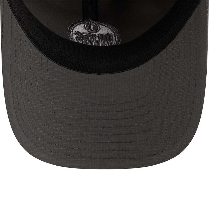 Edmonton Oilers Youth New Era Color Pack Charcoal Grey Ripstop Casual Classic Adjustable Hat