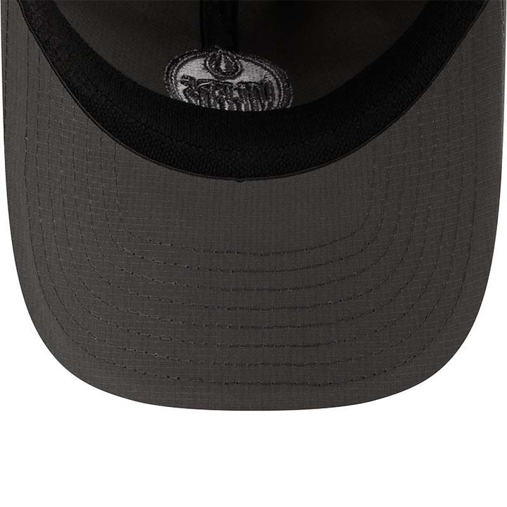 Edmonton Oilers Youth New Era Color Pack Charcoal Grey Ripstop Casual Classic Adjustable Hat