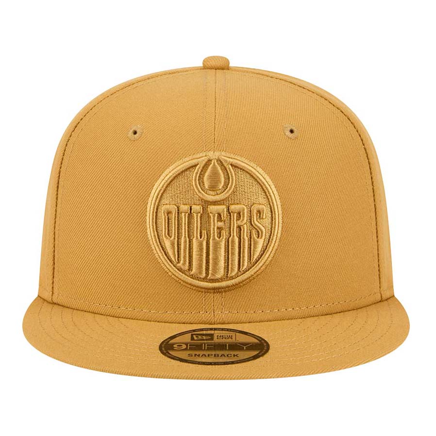 Edmonton Oilers New Era Color Pack Mustard Yellow 9FIFTY Snapback Hat