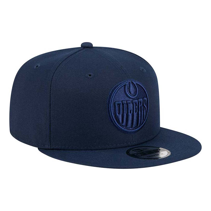 Edmonton Oilers New Era Color Pack Navy Blue 9FIFTY Snapback Hat