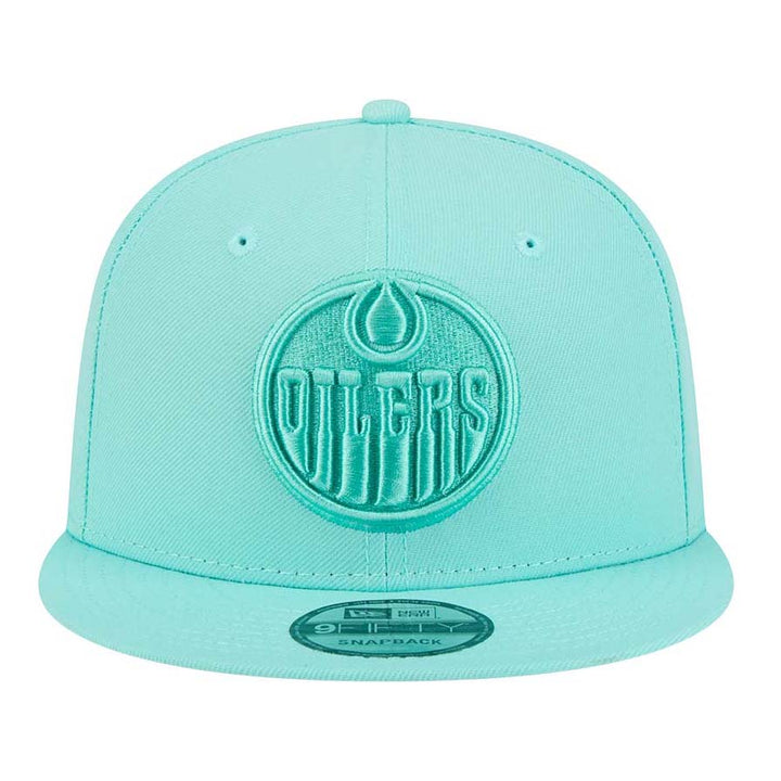 Edmonton Oilers New Era Color Pack Teal Green 9FIFTY Snapback Hat