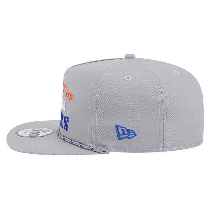 Edmonton Oilers New Era Grey Vintage GOLFER Snapback Hat