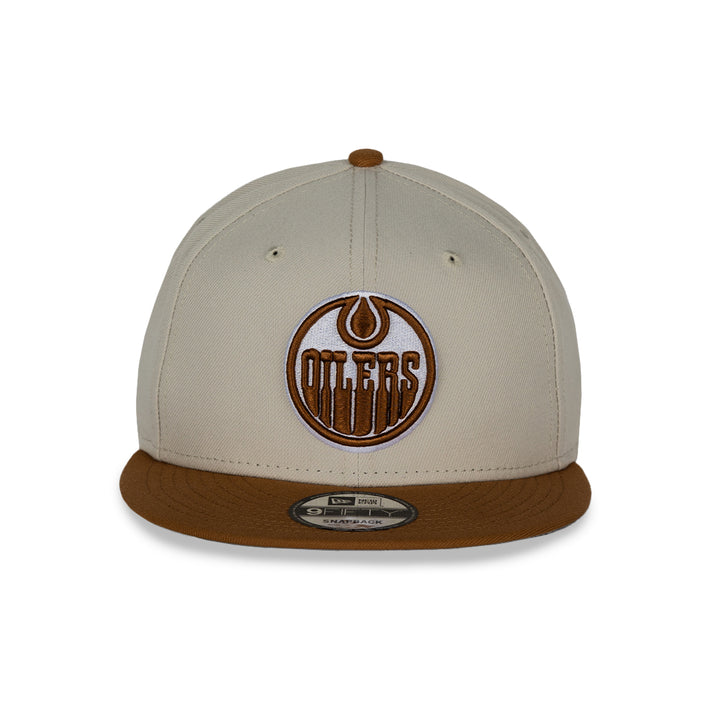 Edmonton Oilers New Era Grey & Brown Two-Tone Color Pack 9FIFTY Snapback Hat