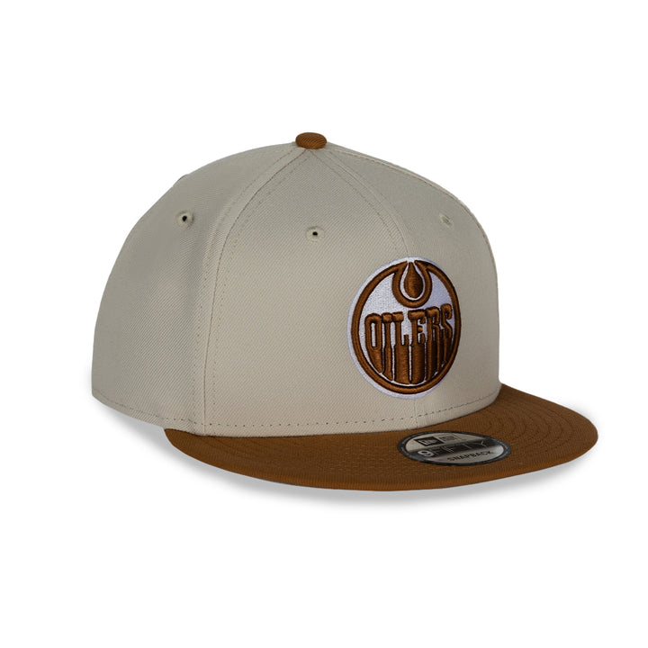 Edmonton Oilers New Era Grey & Brown Two-Tone Color Pack 9FIFTY Snapback Hat