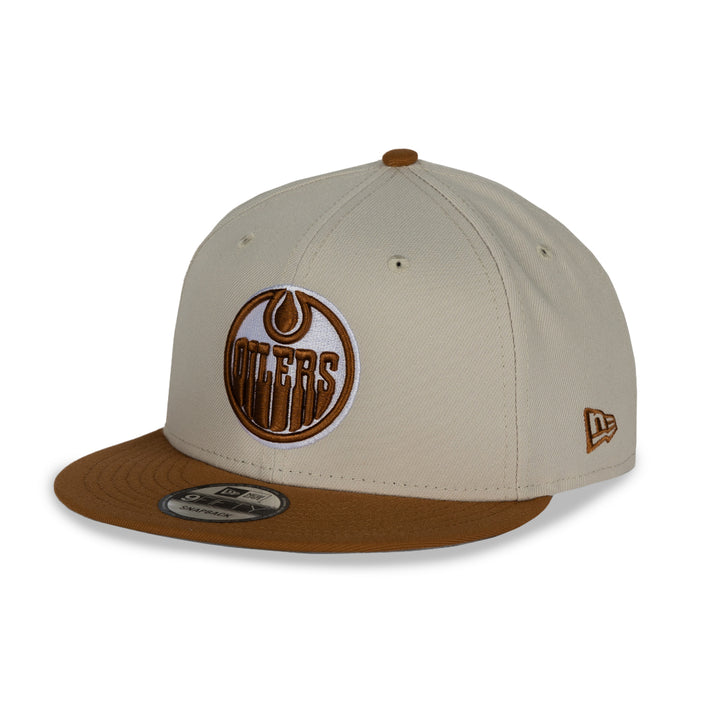 Edmonton Oilers New Era Grey & Brown Two-Tone Color Pack 9FIFTY Snapback Hat