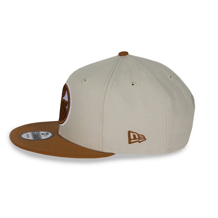 Edmonton Oilers New Era Grey & Brown Two-Tone Color Pack 9FIFTY Snapback Hat