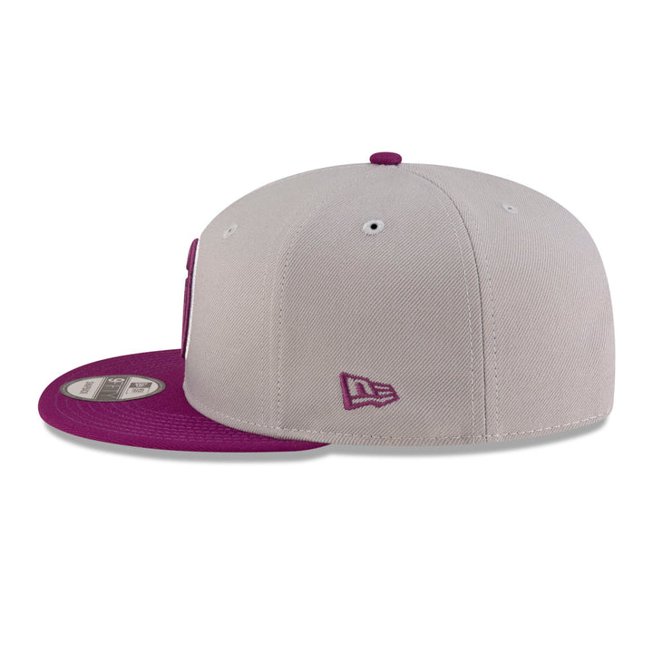 Edmonton Oilers New Era Grey & Purple Two-Tone Color Pack 9FIFTY Snapback Hat