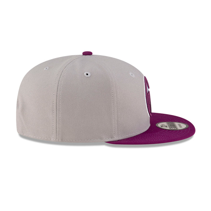 Edmonton Oilers New Era Grey & Purple Two-Tone Color Pack 9FIFTY Snapback Hat