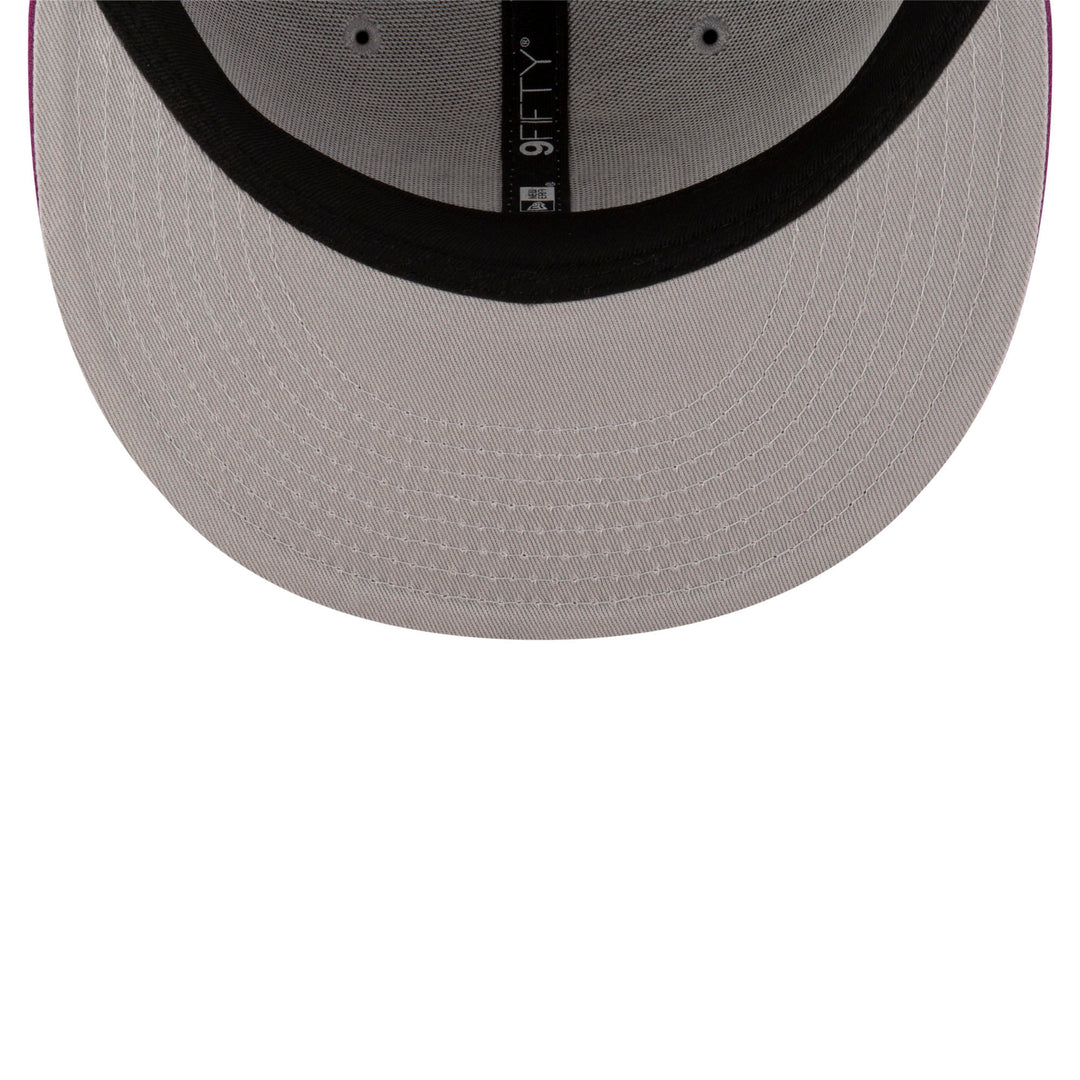 Edmonton Oilers New Era Grey & Purple Two-Tone Color Pack 9FIFTY Snapback Hat