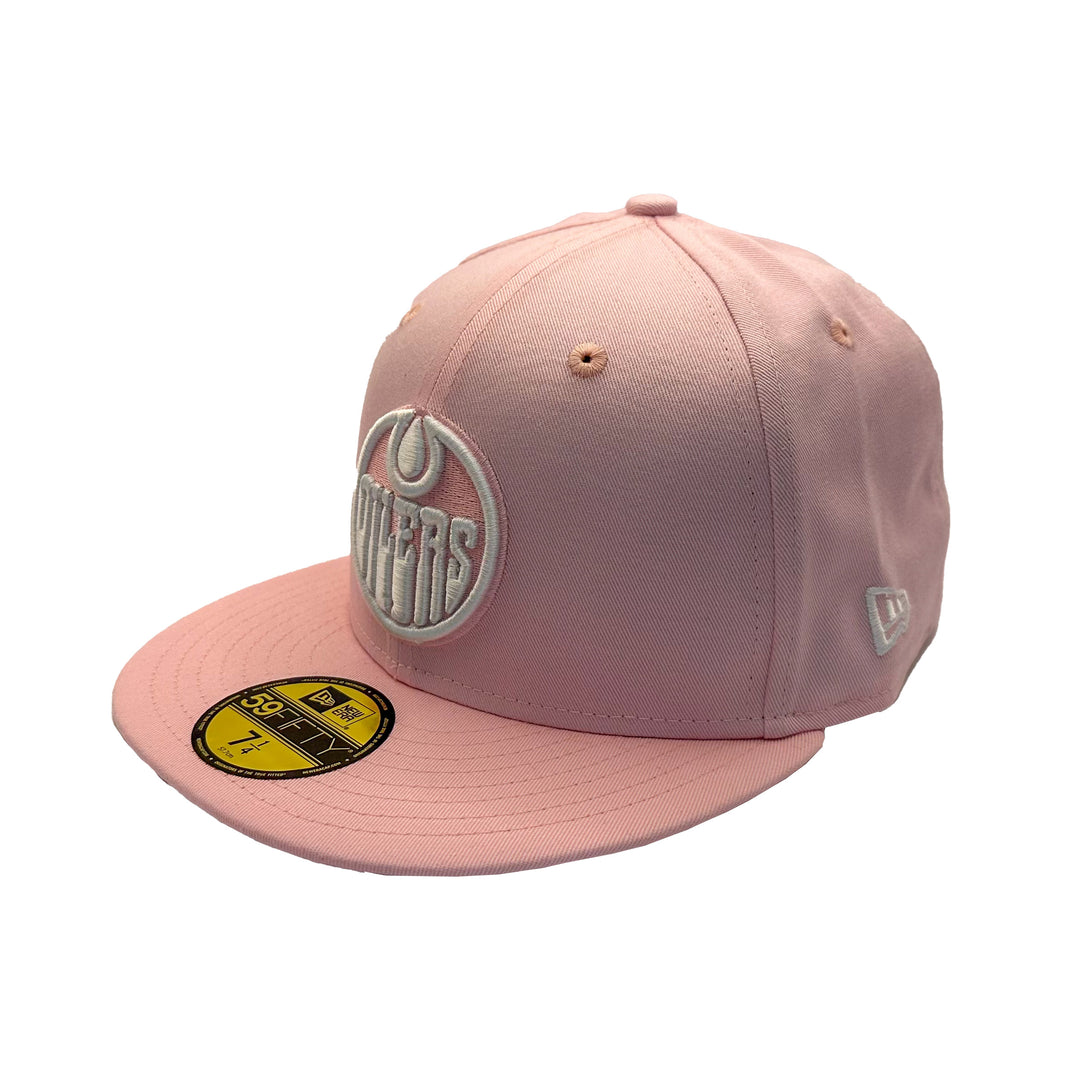 Edmonton Oilers New Era Pink Mother's Day 59FIFTY Fitted Hat