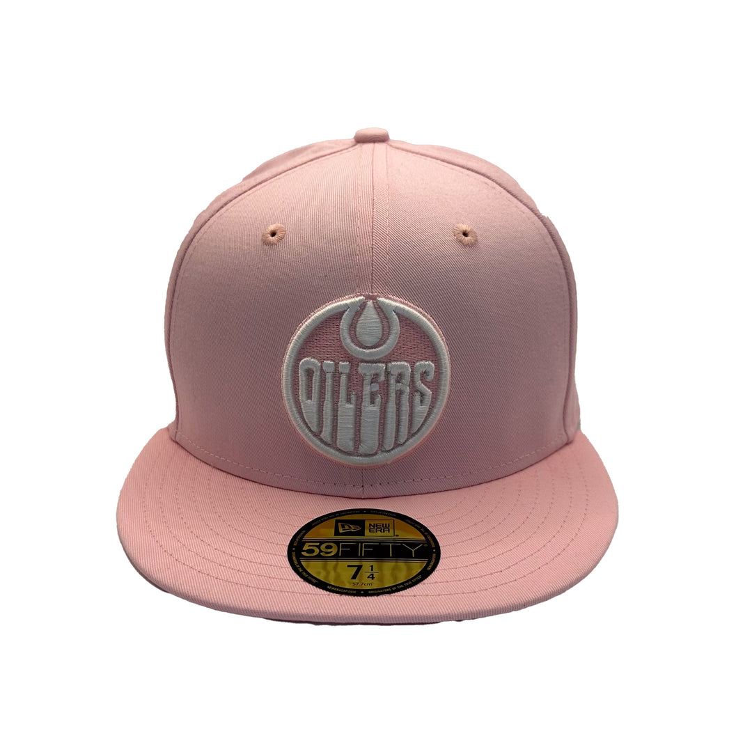 Edmonton Oilers New Era Pink Mother's Day 59FIFTY Fitted Hat
