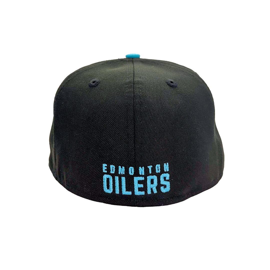 Edmonton Oilers New Era Blue Northern Lights 59FIFTY Fitted Hat