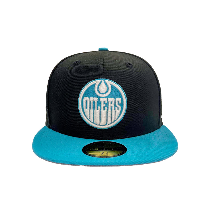 Edmonton Oilers New Era Blue Northern Lights 59FIFTY Fitted Hat