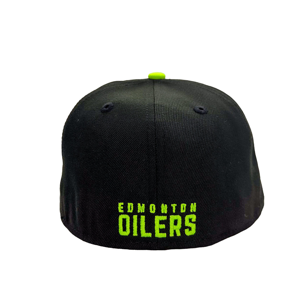 Edmonton Oilers New Era Green Northern Lights 59FIFTY Fitted Hat