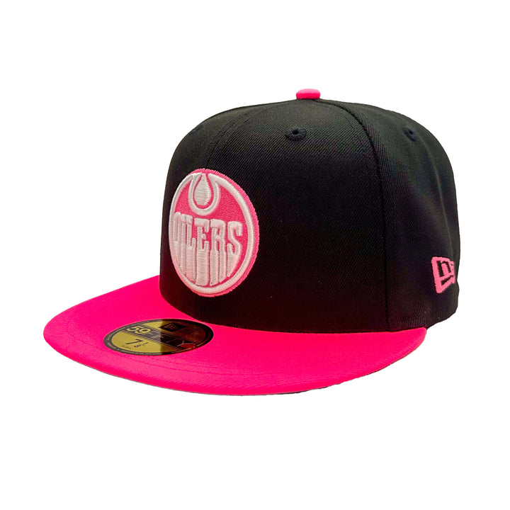 Edmonton Oilers New Era Pink Northern Lights 59FIFTY Fitted Hat