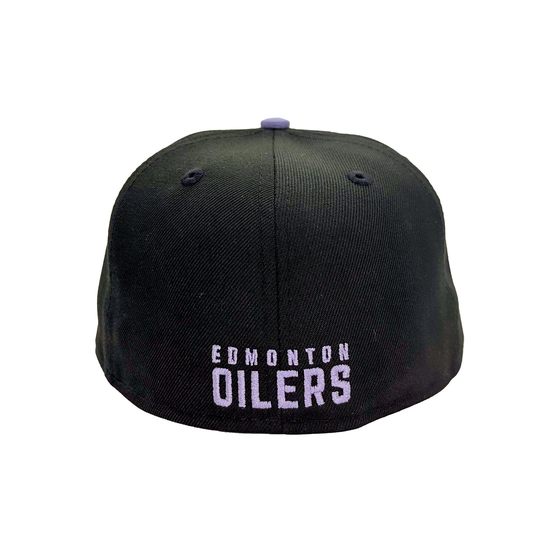 Edmonton Oilers New Era Purple Northern Lights 59FIFTY Fitted Hat