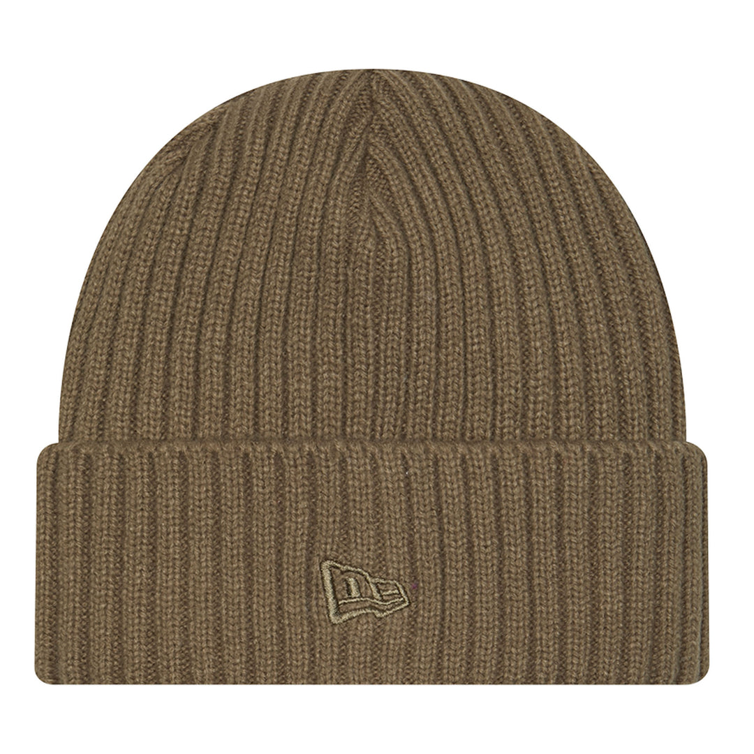 Edmonton Oilers New Era Olive Green Monochrome Color Pack Cuffed Knit Toque