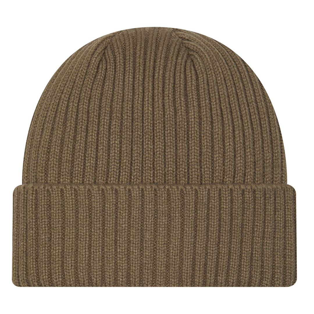 Edmonton Oilers New Era Olive Green Monochrome Color Pack Cuffed Knit Toque
