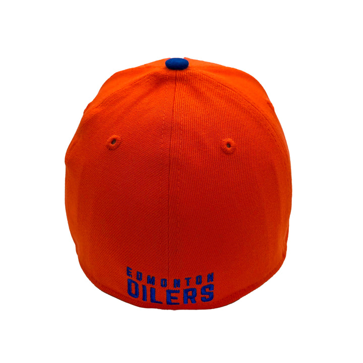 Edmonton Oilers New Era Orange & Blue Turtle Island 39THIRTY Flex Hat