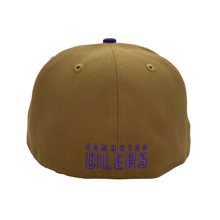 Edmonton Oilers New Era Khaki PB&J Peanut Butter 59FIFTY Fitted Hat