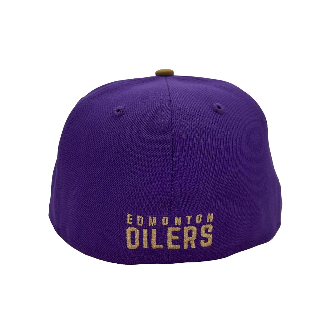 Edmonton Oilers New Era Purple PB&J Jelly 59FIFTY Fitted Hat