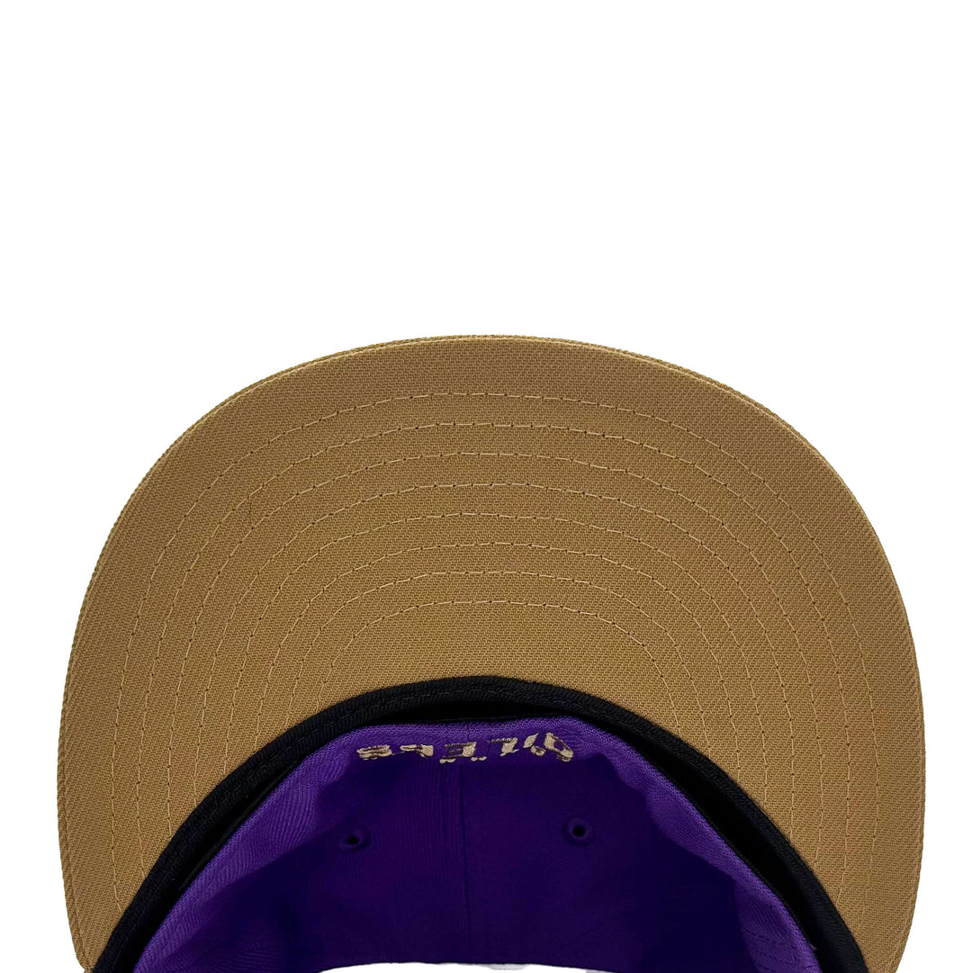 Edmonton Oilers New Era Purple & Khaki PB&J 59FIFTY Fitted Hat