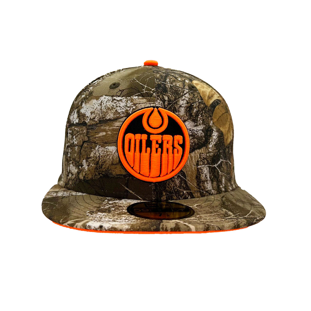 Edmonton Oilers New Era Realtree Camo 59FIFTY Fitted Hat