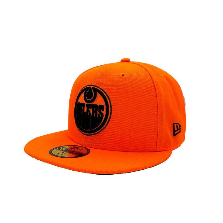 Edmonton Oilers New Era Realtree Orange 59FIFTY Fitted Hat