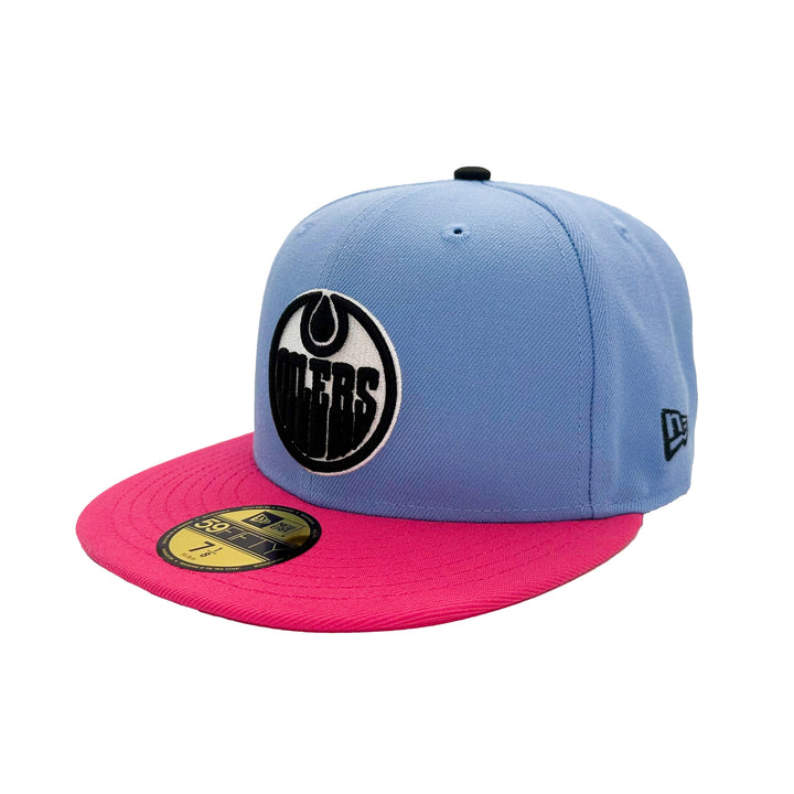 Edmonton Oilers New Era Sour Candy Blueberry 59FIFTY Fitted Hat