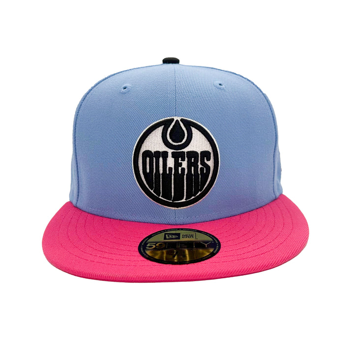 Edmonton Oilers New Era Sour Candy Blueberry 59FIFTY Fitted Hat