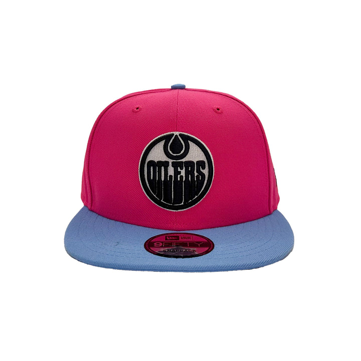 Edmonton Oilers New Era Sour Candy Pink 9FIFTY Snapback Hat