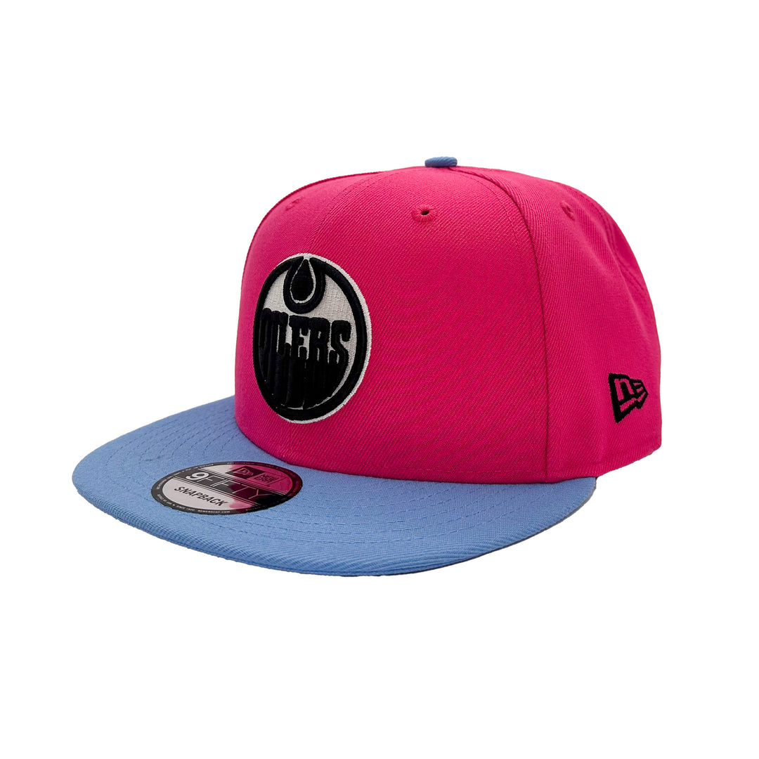Edmonton Oilers New Era Sour Candy Pink 9FIFTY Snapback Hat