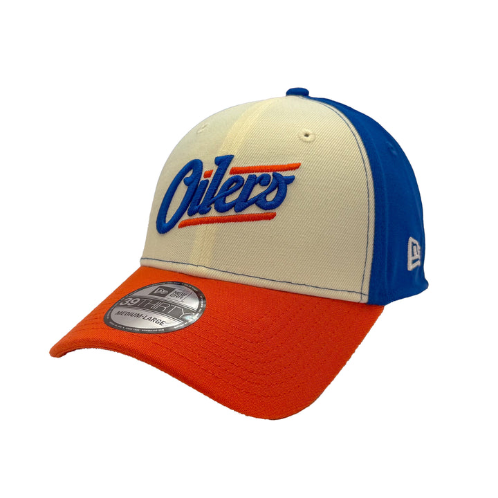 Edmonton Oilers New Era Tricolour Alternate Logo 39THIRTY Flex Hat