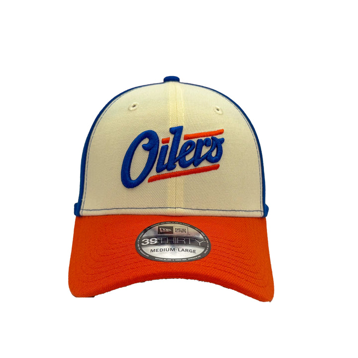 Edmonton Oilers New Era Tricolour Alternate Logo 39THIRTY Flex Hat