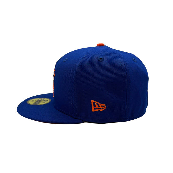 Edmonton Oilers New Era Royal 59FIFTY Fitted Turtle Island Logo Hat