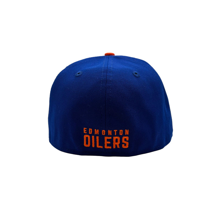 Edmonton Oilers New Era Royal 59FIFTY Fitted Turtle Island Logo Hat