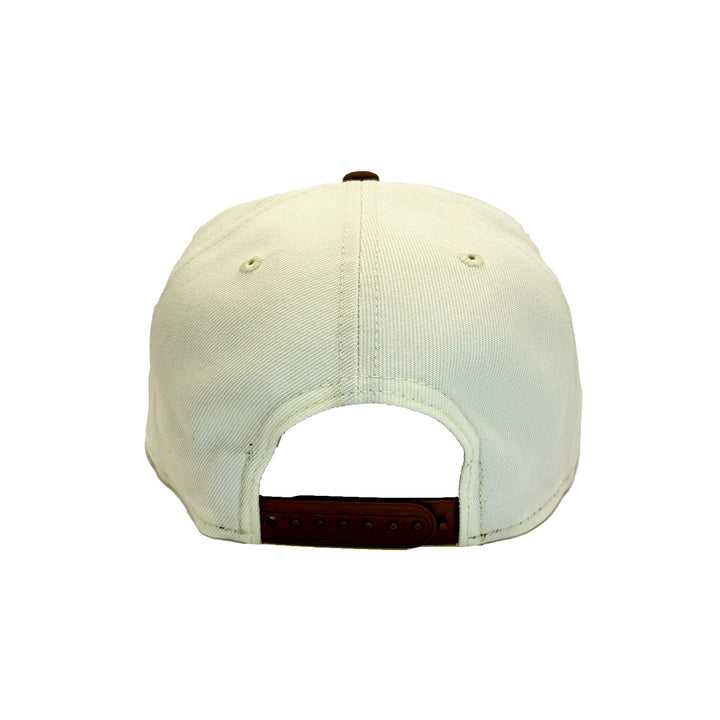 Edmonton Oilers New Era White & Brown White Chocolate 9FIFTY Snapback Hat