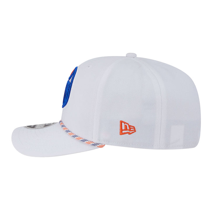 Edmonton Oilers New Era White Rope 9SEVENTY Stretch Snapback Hat