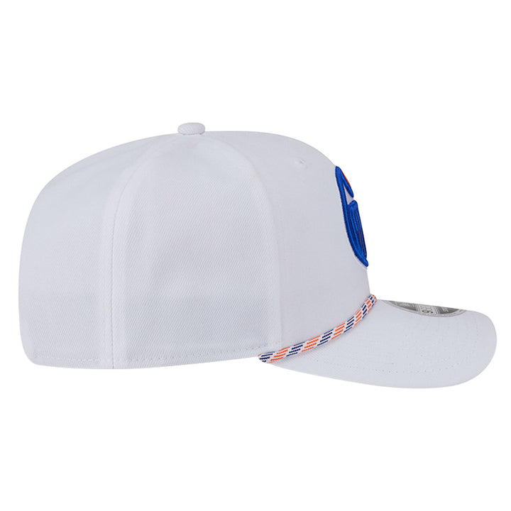 Edmonton Oilers New Era White Rope 9SEVENTY Stretch Snapback Hat