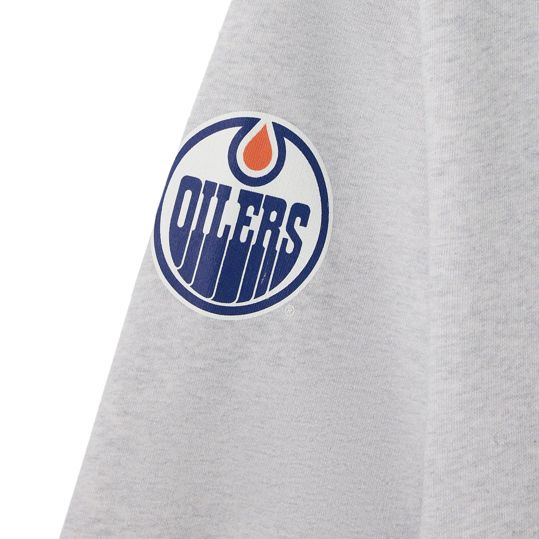 Edmonton Oilers October's Very Own OVO x NHL Grey Crewneck Sweatshirt