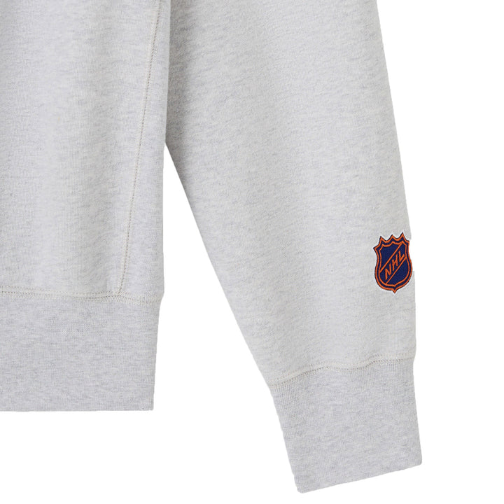 Edmonton Oilers October's Very Own OVO x NHL Grey Crewneck Sweatshirt
