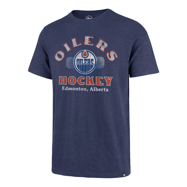 Edmonton Oilers '47 Offset Blue T-Shirt – ICE District Authentics