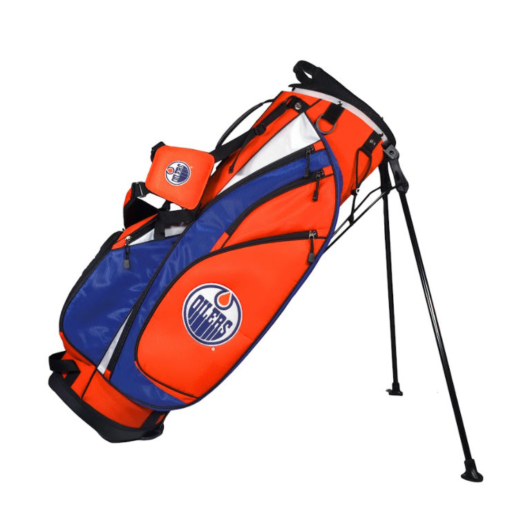 Edmonton Oilers Orange Golf Stand Bag