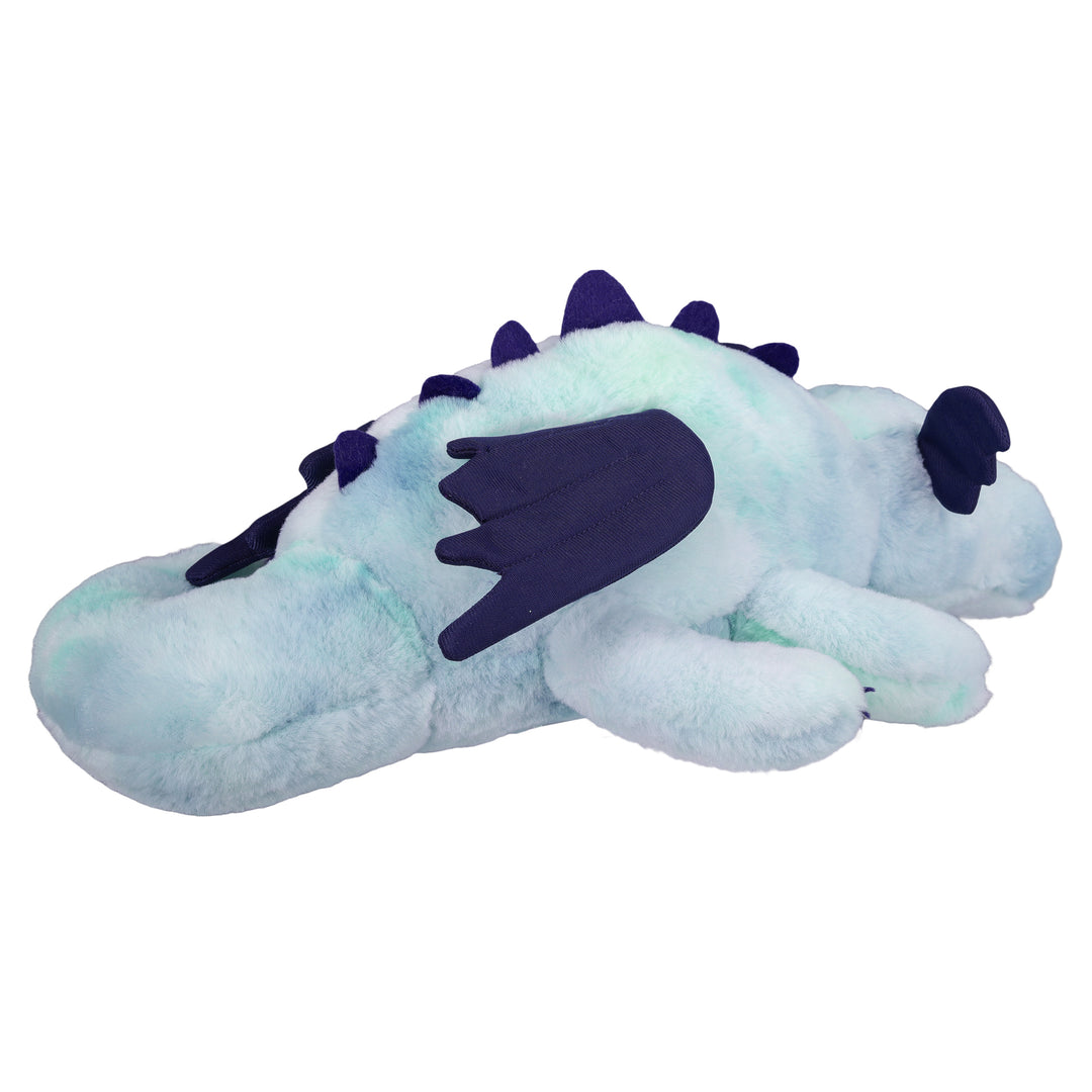 Edmonton Oilers 18" Pastel Blue Lazy Dragon Plushie Toy