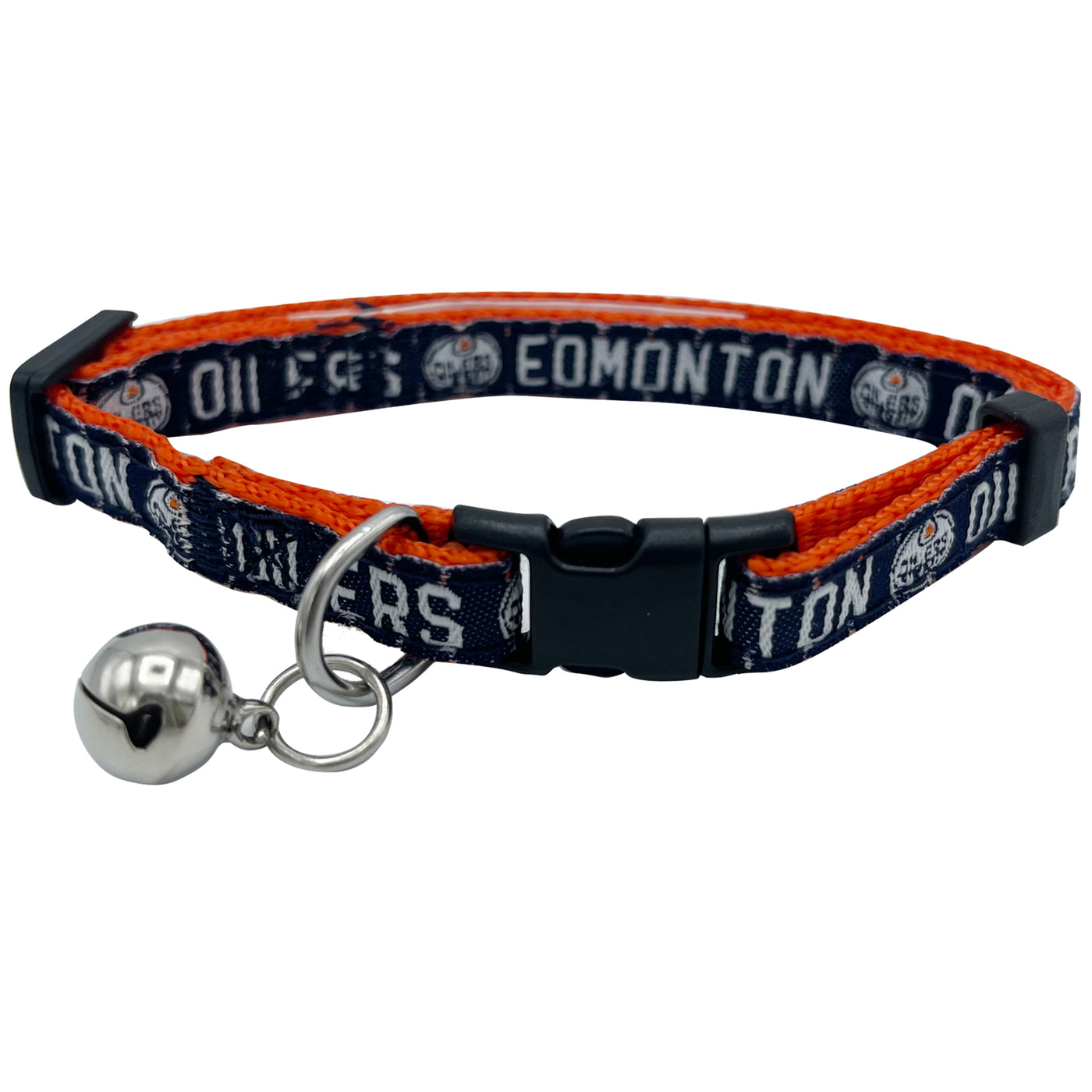 Edmonton Oilers Pets First Blue & Orange Breakaway Cat Collar