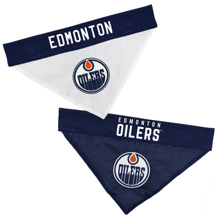 Edmonton Oilers Pets First Blue & White Reversible Bandana